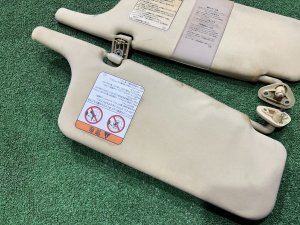 Козырьки солнцезащитные SUBARU LEGACY LANCASTER OEM 92011AE002GF 92011AE032GF BHE BH9 2001 SILVER/GREY 1U2