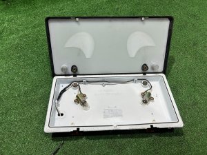 Номерные рамки с подсветкой SUBARU LEGACY LANCASTER OEM 123456789 BHE 2001 SILVER/GREY 1U2