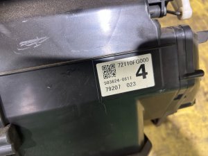 Печка SUBARU FORESTER OEM 72110FG000 SH5 2007 EJ205 MT5