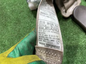 Ремни безопасности задние SUBARU LEGACY LANCASTER OEM 64660AE000ML 64660AE010ML BHE BH9 2002 SILVER/GREY 1U2