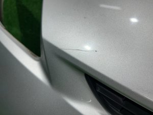 Бампер передний TOYOTA PRIUS OEM 52119-47350-B0 ZVW30 2012 SILVER 1F7