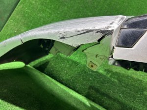 Бампер передний TOYOTA PRIUS OEM 52119-47350-B0 ZVW30 2012 SILVER 1F7