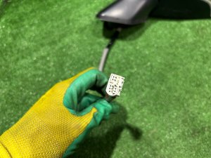 Зеркало левое TOYOTA PRIUS ZVW30 2012 SILVER 1F7