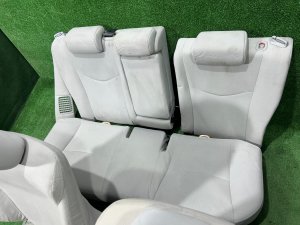 Комплект сидений TOYOTA PRIUS OEM 71071-47223-G5 71430-47600-G1 71440-47570-G1 71072-47202-G6 ZVW30 2012 SILVER 1F7