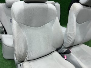 Комплект сидений TOYOTA PRIUS OEM 71071-47223-G5 71430-47600-G1 71440-47570-G1 71072-47202-G6 ZVW30 2012 SILVER 1F7