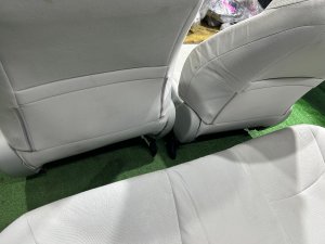 Комплект сидений TOYOTA PRIUS OEM 71071-47223-G5 71430-47600-G1 71440-47570-G1 71072-47202-G6 ZVW30 2012 SILVER 1F7