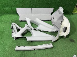Обшивка багажника TOYOTA PRIUS OEM 64730-47170-B0 64740-47160-B0 58416-47030-B3 ZVW30 2012 SILVER 1F7