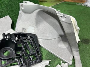 Обшивка багажника TOYOTA PRIUS OEM 64730-47170-B0 64740-47160-B0 58416-47030-B3 ZVW30 2012 SILVER 1F7