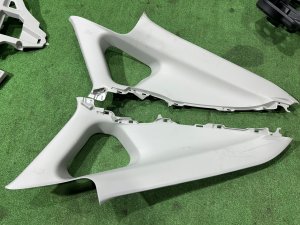 Обшивка багажника TOYOTA PRIUS OEM 64730-47170-B0 64740-47160-B0 58416-47030-B3 ZVW30 2012 SILVER 1F7