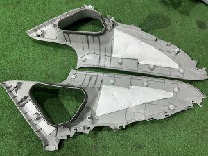 Обшивка багажника TOYOTA PRIUS OEM 64730-47170-B0 64740-47160-B0 58416-47030-B3 ZVW30 2012 SILVER 1F7