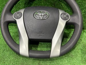 Руль TOYOTA PRIUS OEM 45100-47120-C0 ZVW30 2012 SILVER 1F7