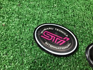 Эмблема sti SUBARU LEGACY OEM 12345678 BH5 2000 BLEU 95H