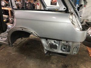 Крыло заднее левое SUBARU LEGACY LANCASTER OEM 51410AE170 BHE BH9 2002 SILVER/GREY 1U2