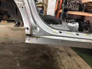 Крыло заднее правое SUBARU LEGACY LANCASTER OEM 51472AE220 BHE BH9 2002 SILVER/GREY 1U2