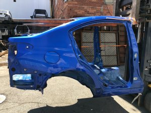 Задняя часть Rear Cut SUBARU WRX STI OEM 52401VA0119P 52129VA0009P 51439VA0029P 51439VA0129P VAB VAG VA 2015 Blue Pearl K7X
