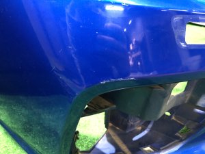 Бампер передний SUBARU WRX STI OEM 57702VA000E4, 57702VA020 VAB VAG VA 2015 Blue Pearl K7X