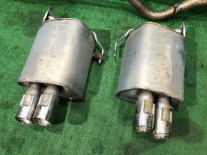 Бочки глушителя + средняя часть SUBARU WRX STI OEM 44200VA000 44300VA010 44300VA000 VAB VAG VA 2015 EJ20Y MT6