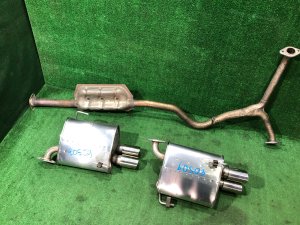 Бочки глушителя + средняя часть SUBARU WRX STI OEM 44200VA000 44300VA010 44300VA000 VAB VAG VA 2015 EJ20Y MT6