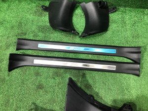 Накладки на пороги STI SUBARU WRX STI OEM 94060VA020VH 94060VA030VH 94061FJ011VH VAB VAG VA 2015 Blue Pearl K7X