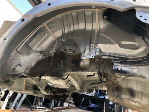 Крыло заднее левое SUBARU OUTBACK OEM 51490AG0309P BPE 2008 Silver Metallic C6Z