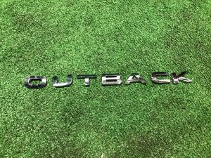 Эмблема OUTBACK SUBARU OUTBACK BPE 2008 Silver Metallic C6Z