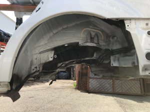 Крыло заднее левое SUBARU LEGACY OEM 51439AJ0509P BMG BM9 BM 2013 White Pearl 37J