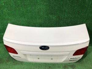 Крышка багажника со спойлером SUBARU LEGACY OEM 57509AJ0129P BMG BM9 BM 2013 White Pearl 37J