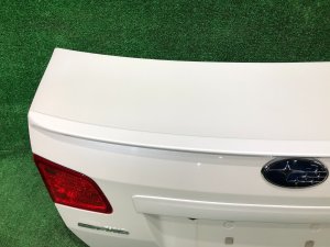 Крышка багажника со спойлером SUBARU LEGACY OEM 57509AJ0129P BMG BM9 BM 2013 White Pearl 37J