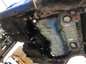 Задняя часть Rear Cut SUBARU IMPREZA OEM 52411FE020, 51439FE110, 51439FE100 GDA, GDB, GD 2002 Blue 02C