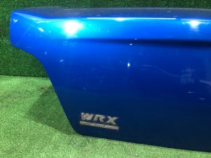 Крышка багажника с дырками SUBARU IMPREZA OEM 57509FE030 GDA, GDB, GD 2002 Blue 02C