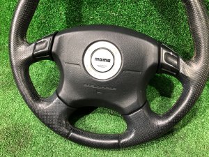 Руль Momo с Airbag SUBARU IMPREZA OEM 34311AE100 GDA, GDB, GD 2002 Blue 02C