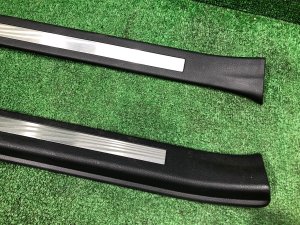 Накладки на пороги STI SUBARU LEVORG OEM 94060VA020VH, 94060VA030VH, 94061FJ011VH VMG VM4 VM 2015 Dark Gray 61K