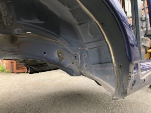 Задняя часть Rear Cut SUBARU LEVORG OEM 51439VA0219P, 51439VA0319P, 52401VA0019P VM4 VMG VM 2015 Blue Pearl K3X