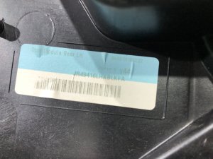 Дверь задняя левая RAND ROVER RANGE ROVER SPORT OEM DK62-24721 2019