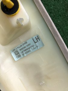 Обшивка передних стоек LAND ROVER RANGE ROVER SPORT OEM LR080998, DK62-03513-A 2019