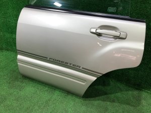 Дверь задняя левая SUBARU FORESTER OEM 61401FC013 SF5 1998 silver 792