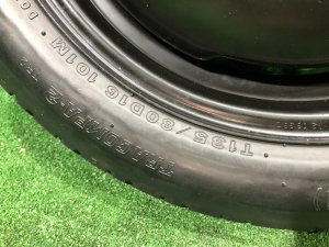 Запасное колесо T135/80D16 SUBARU FORESTER OEM 12345678 SF5 1998