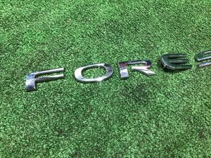 Эмблема SUBARU FORESTER OEM 93080FC020 SF5 1998 silver 792